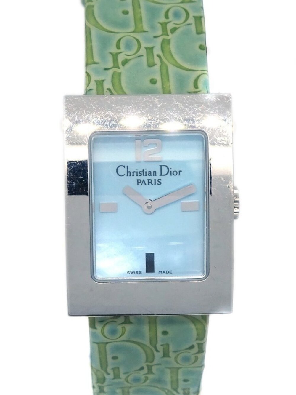 Christian Dior D78-109 Quartz Watch Green 171803 - Picture 3 of 7